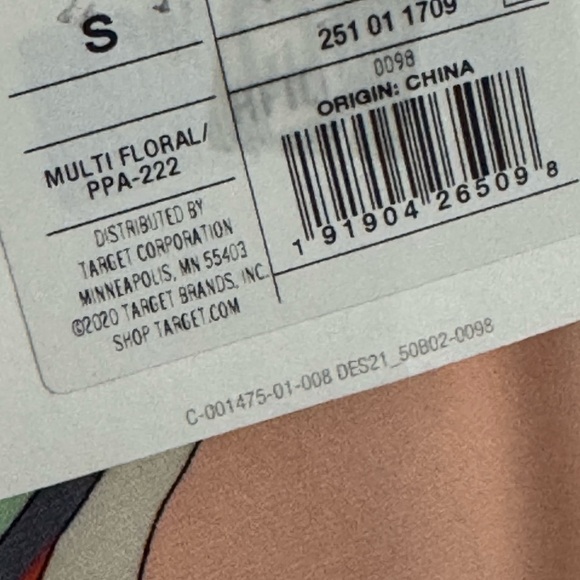 ALEXIS for Target Mixed Floral Long Sleeve Robe Dress S 70’s Tropical Party Trip - Picture 14 of 14